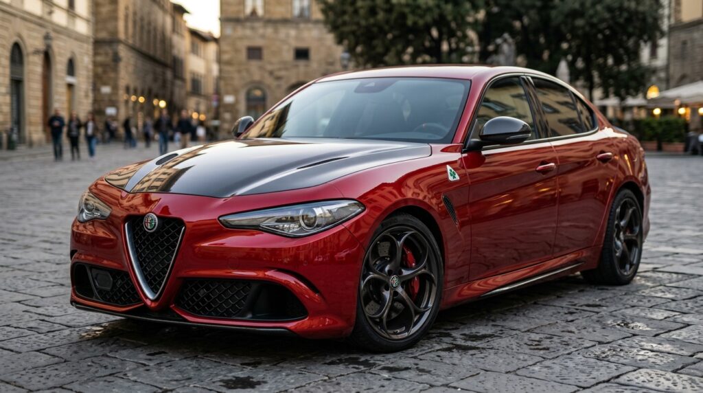 découvrez l'alfa romeo giulia quadrifoglio, la star mécanique du film 6 underground, alliant performance exceptionnelle et design italien emblématique.