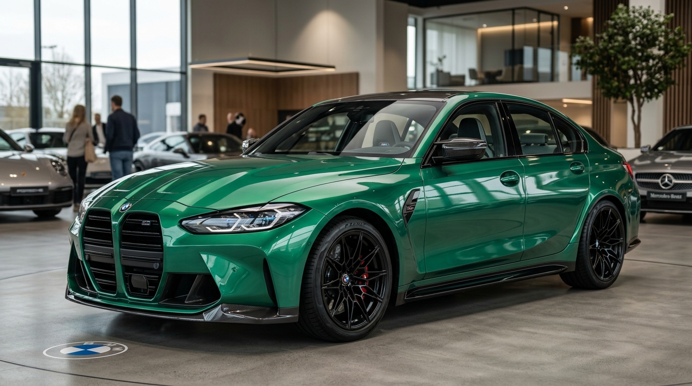 découvrez la bmw m3 g80 2026, la berline sportive par excellence alliant performance, design audacieux et technologie de pointe pour une expérience de conduite inégalée.
