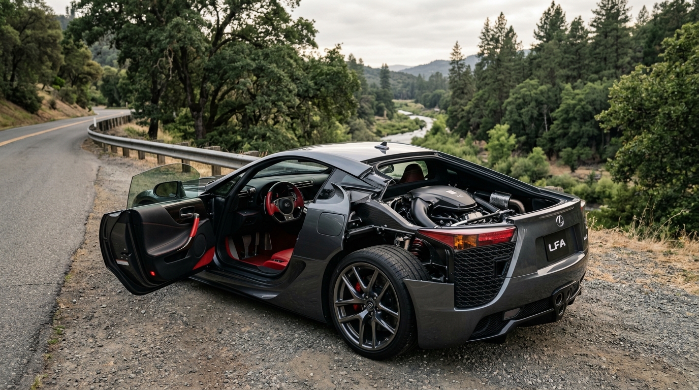 découvrez la lexus lfa, la supercar emblématique équipée d'un moteur v10 légendaire, alliant performance extrême et design raffiné.