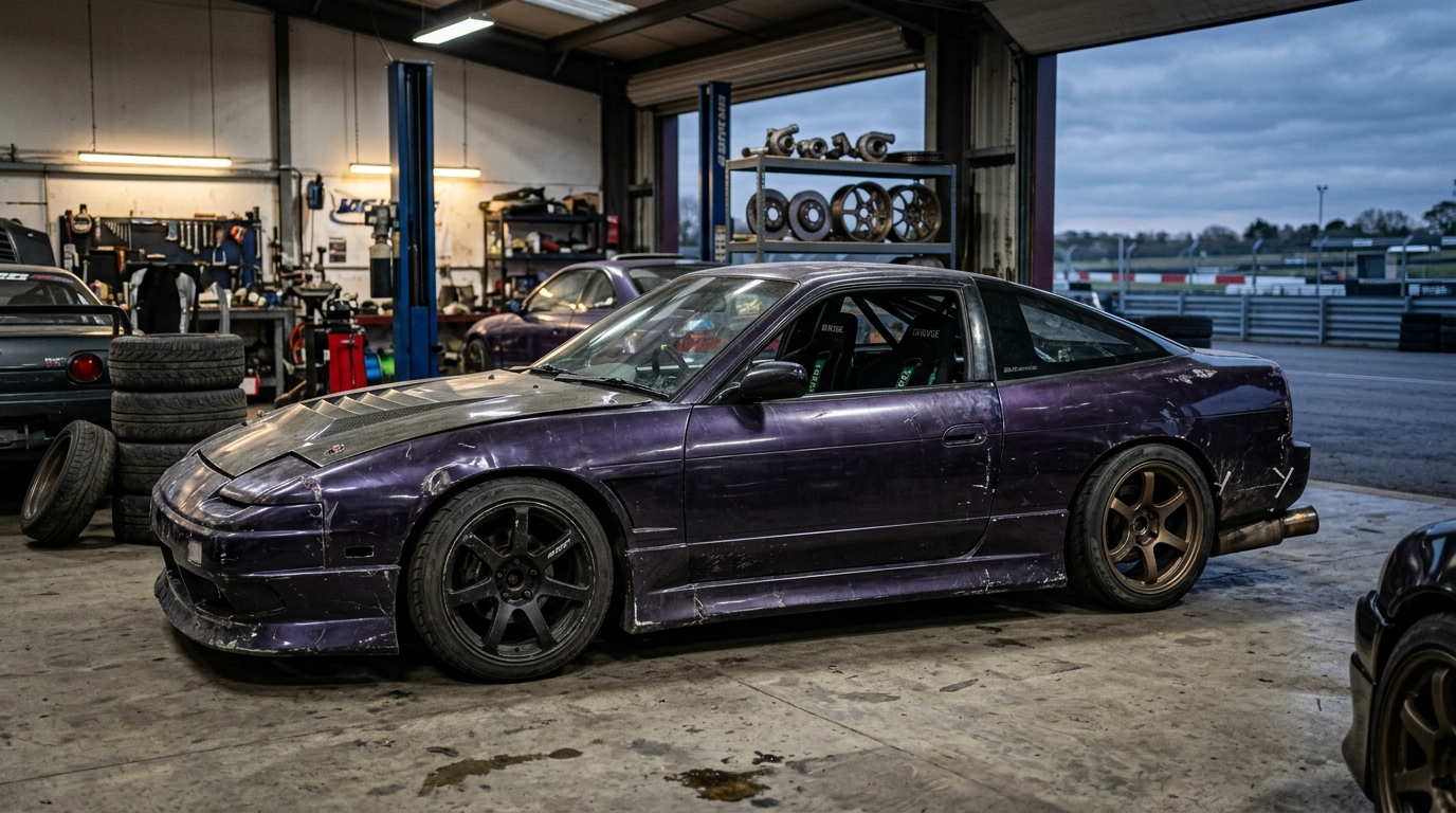 découvrez la nissan 240sx, la reine du drift, en occasion et préparée pour des performances optimales. guide complet pour passionnés et amateurs de sensations fortes.