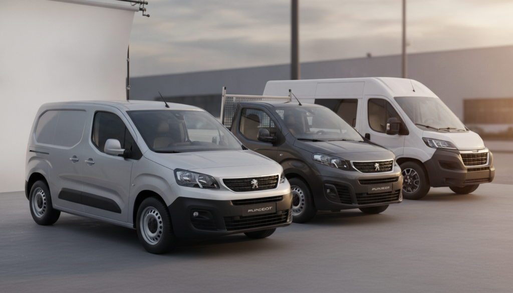 découvrez le guide complet des véhicules utilitaires peugeot : partner, expert, boxer et bien plus. trouvez le modèle idéal pour vos besoins professionnels.