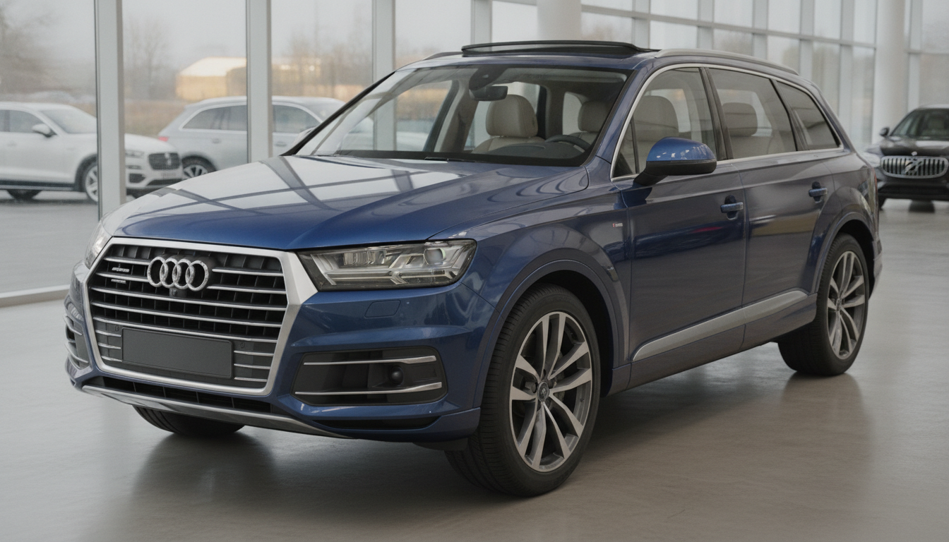 découvrez l'audi q7, le grand suv familial offrant un espace généreux, un confort xxl et des technologies de pointe pour une expérience de conduite exceptionnelle.