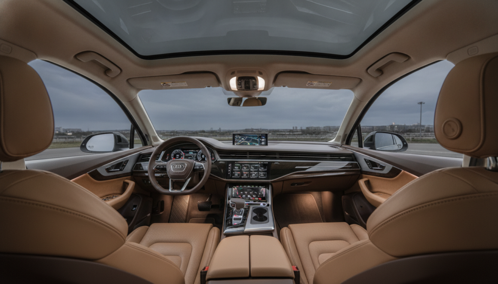 découvrez l'audi q7, le grand suv familial alliant espace généreux, confort exceptionnel et technologies de pointe pour des trajets inoubliables.