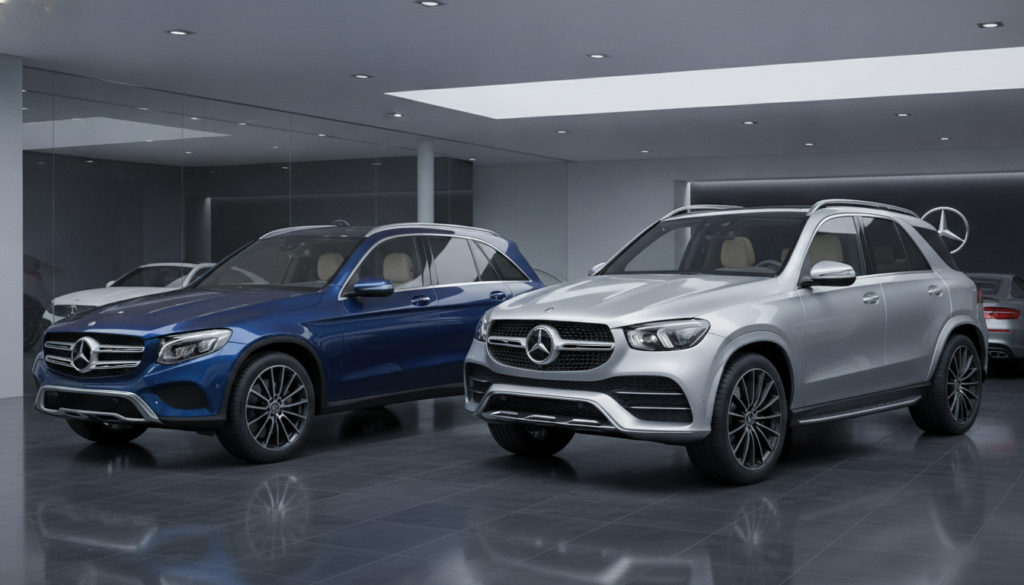 découvrez notre comparatif complet des suv premium mercedes glc et gle. analyse des performances, design et technologies pour choisir le modèle idéal de stuttgart.